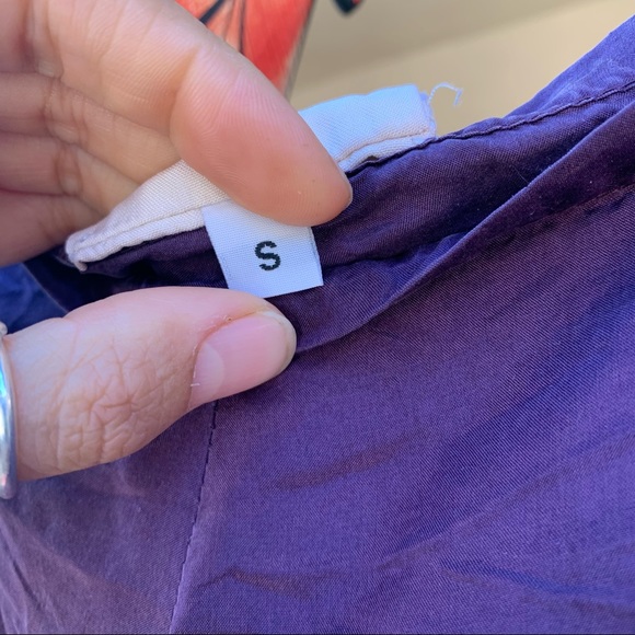 Electric Feathers 100% Silk Pants - Picture 6 of 7